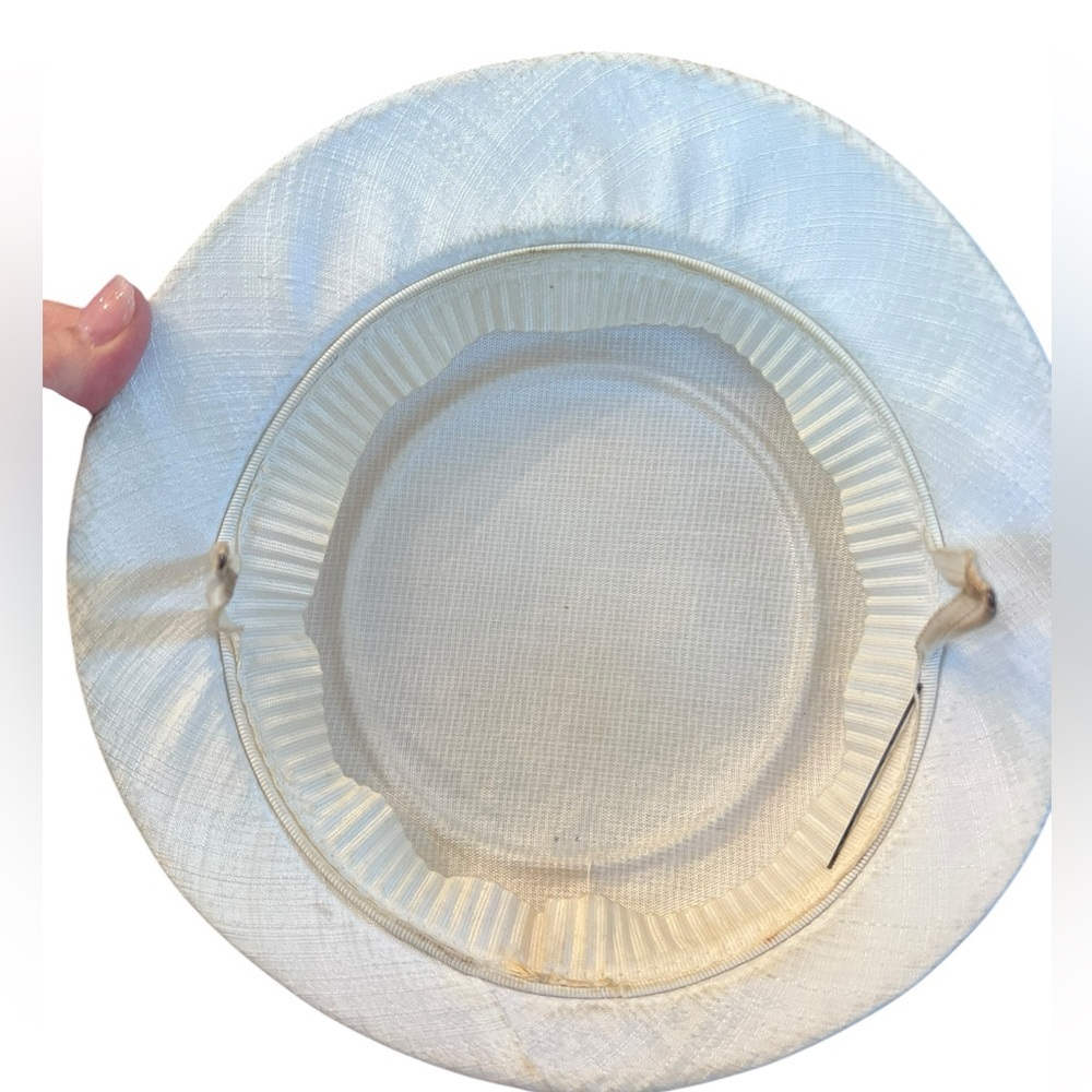 Vintage cream colored hat - Picture 6 of 7